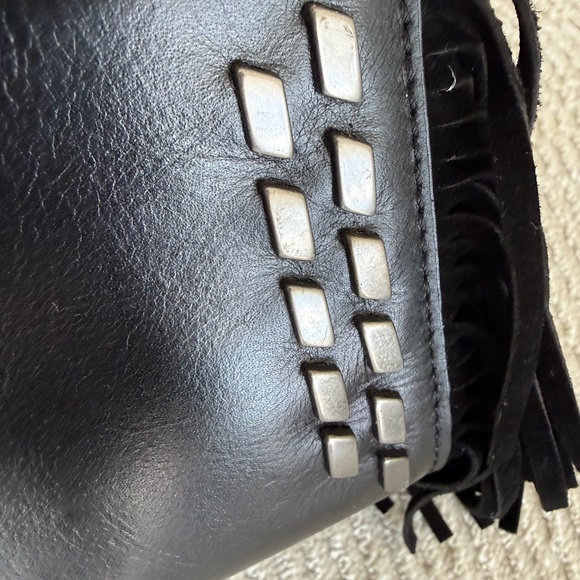 Zara Crossbody Bag with Suede Fringe - Picture 6 of 9